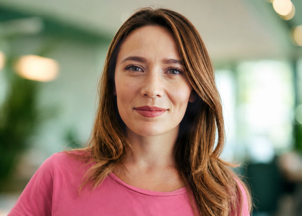 Donna sorridente, programma Pink Union